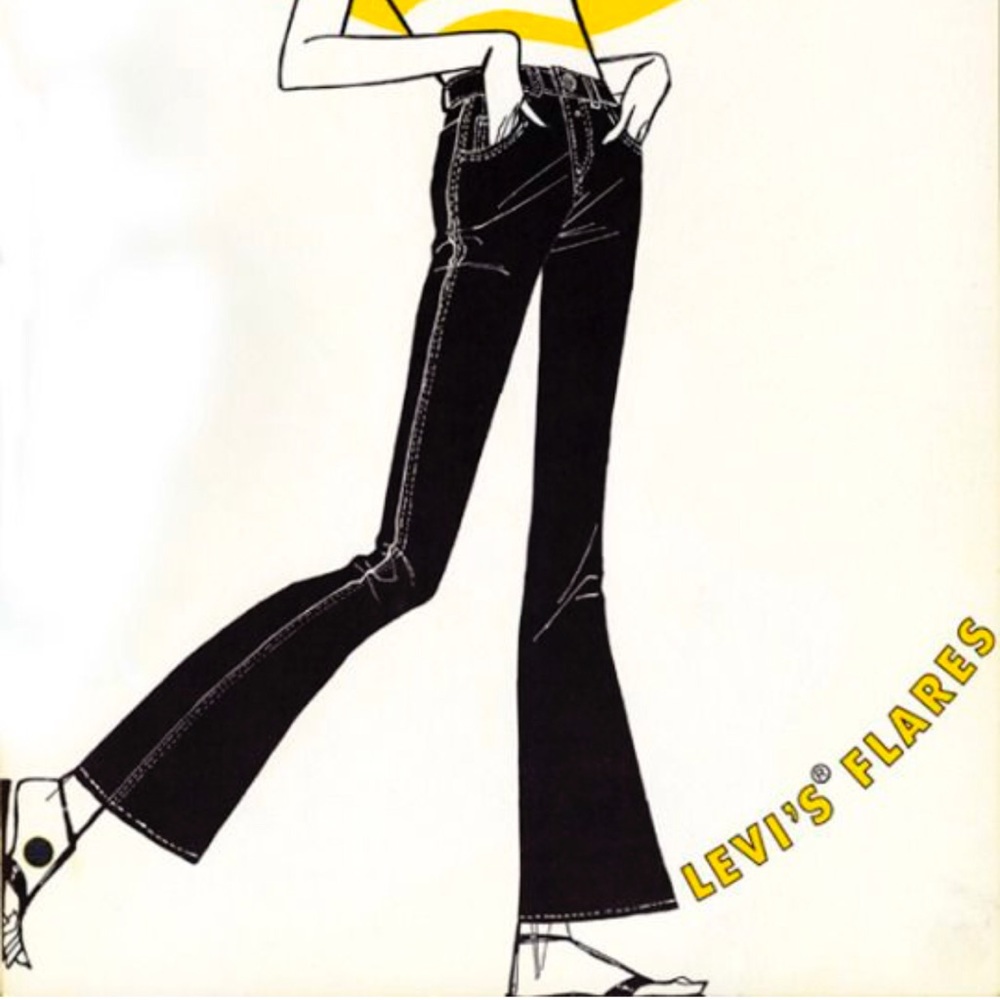 SUPER RARE Vntg Levi’s Flare Women’s Jeans #36